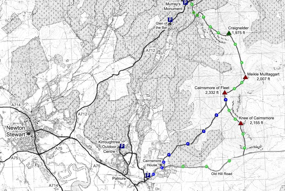 Cairnsmore of Fleet map image